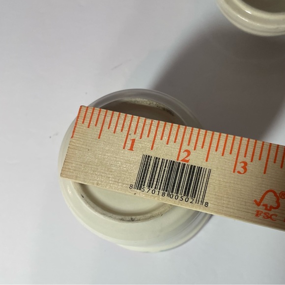 Vintage Treasure Craft Mirage Stoneware Sugar container w/Lid, Pink & Green - Picture 8 of 14